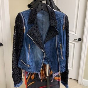 Lace/ Denim Jacket/ Blazer